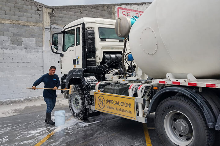 imagen lavado y limpieza para el transporte